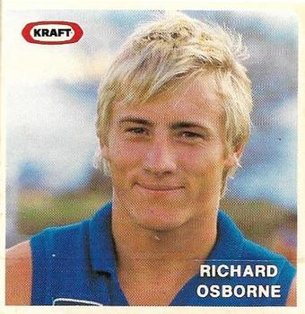 1985 Kraft Stickers #NNO Richard Osborne Front